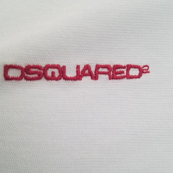 Men's "Dsquared2" White Tee Shirt - Picture 2 of 5